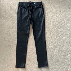 Banana Republic black pants with mild sheen